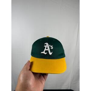 Oakland Athletics A’s Green & Yellow Adjustable Baseball Hat MLB Team Licensed